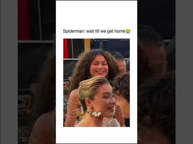 Florence Pugh and Tom Holland have the most chaotic red carpet energy ever 💀
